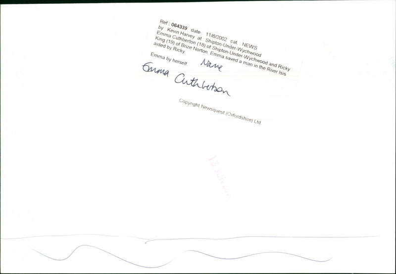 Emma Cuthbertson - Vintage Photograph