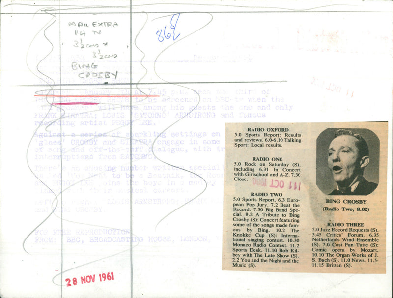 Bing Crosby - Vintage Photograph