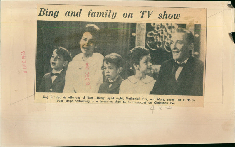 Bing Crosby - Vintage Photograph