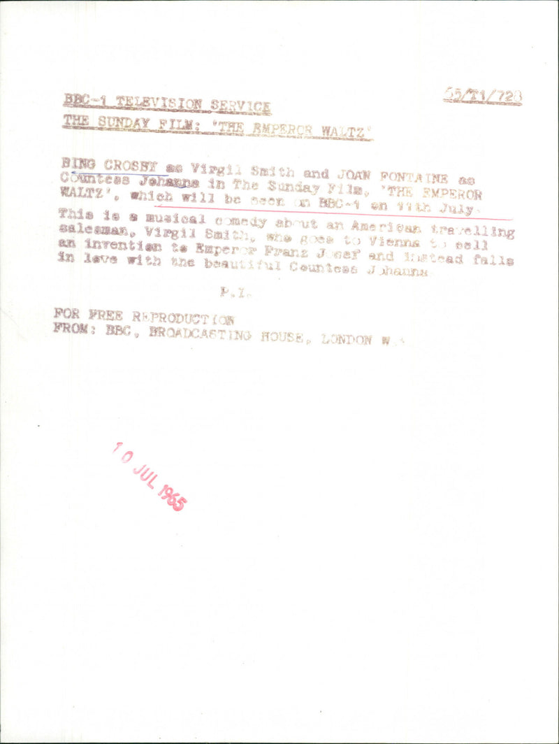 Bing Crosby - Vintage Photograph