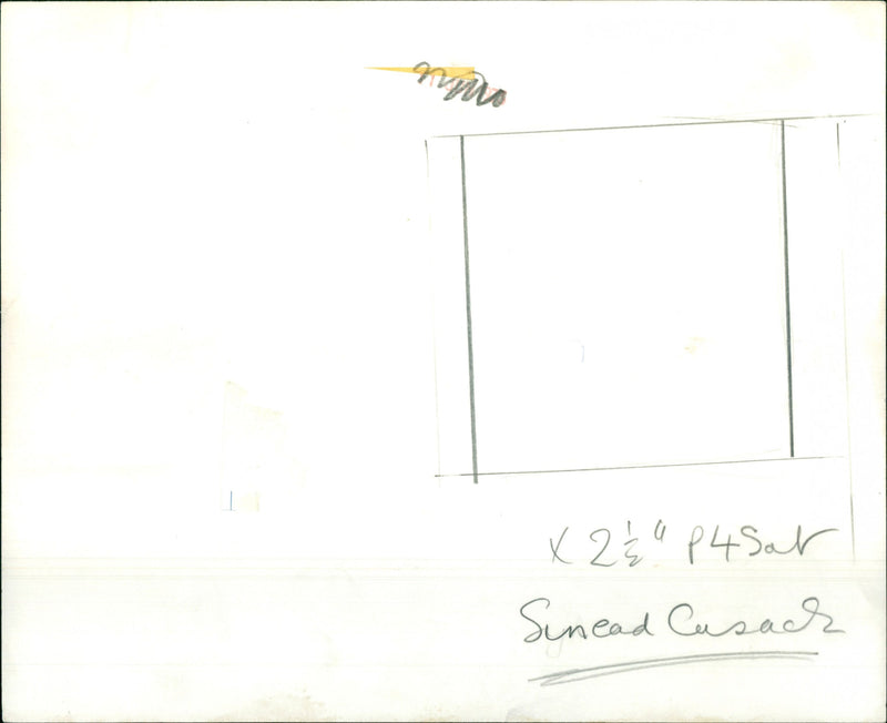 Sinead Cusack - Vintage Photograph