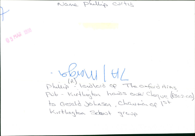 Phillip Curtis - Vintage Photograph