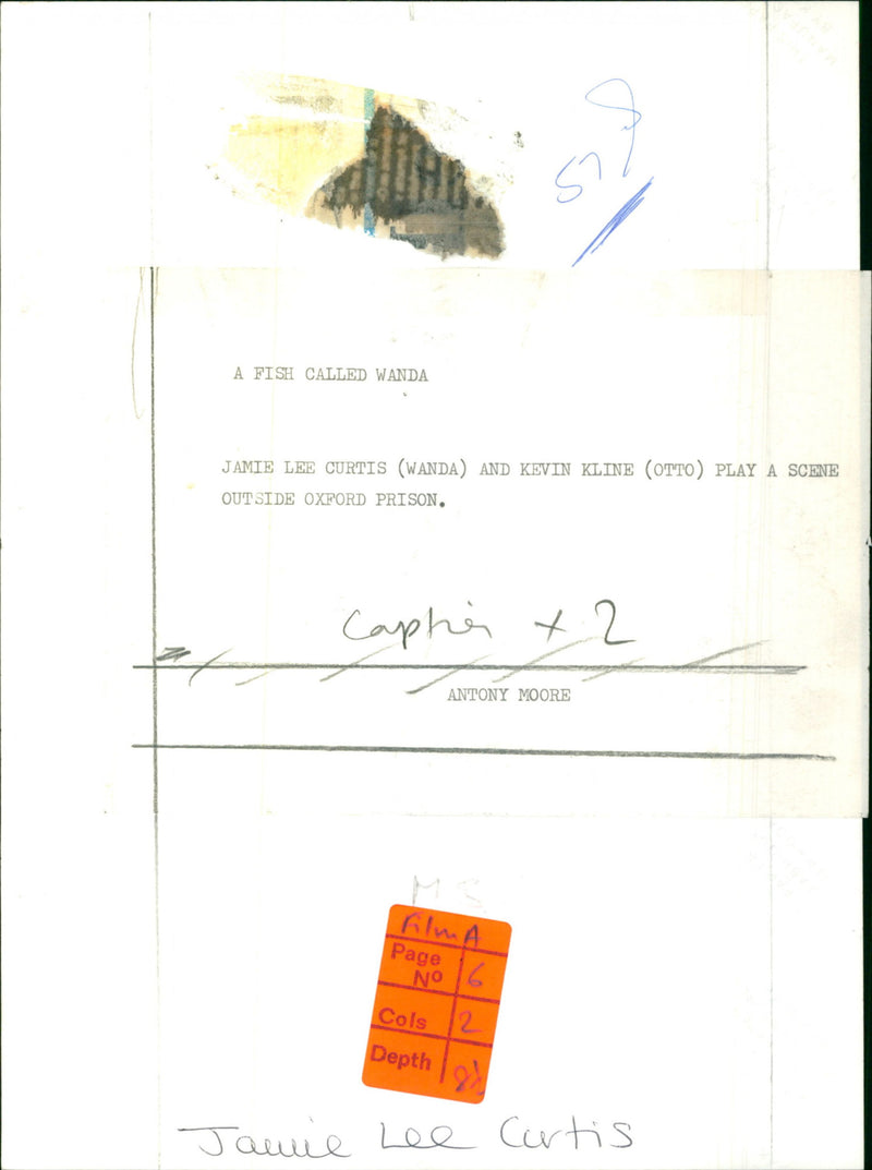 Jamie Lee Curtis and Kevin Kline - Vintage Photograph