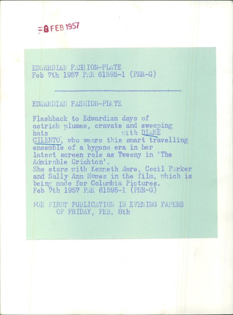 Diane Cilento - Vintage Photograph