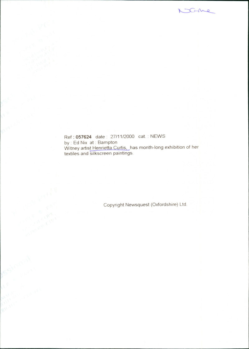 Henrietta Curtis - Vintage Photograph