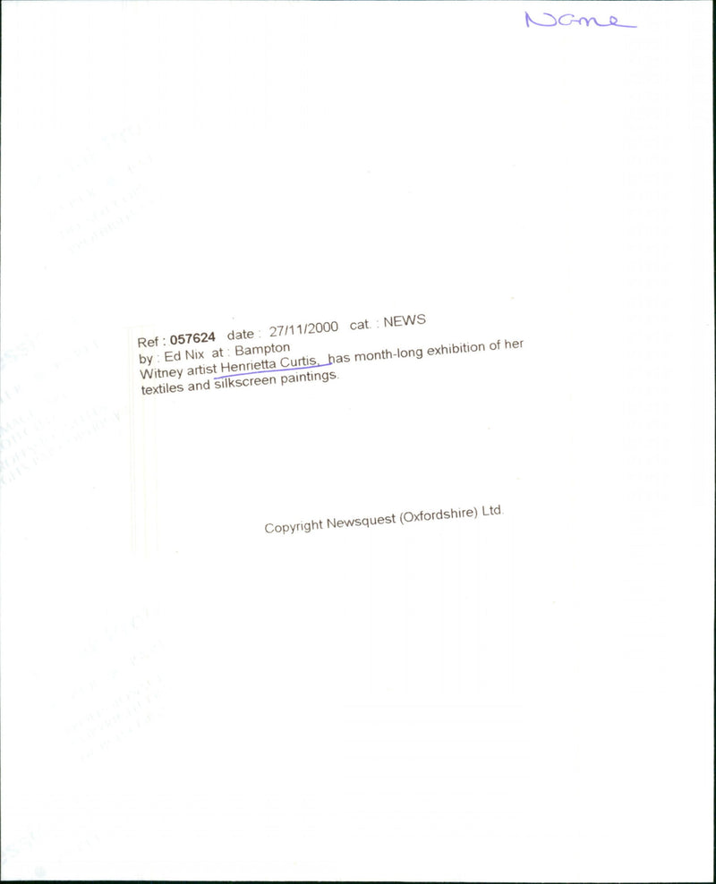 Henrietta Curtis - Vintage Photograph