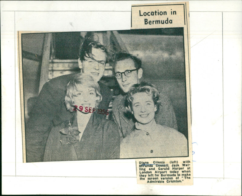 Diane Cilento - Vintage Photograph