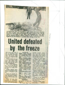 Golfing in snow - Vintage Photograph