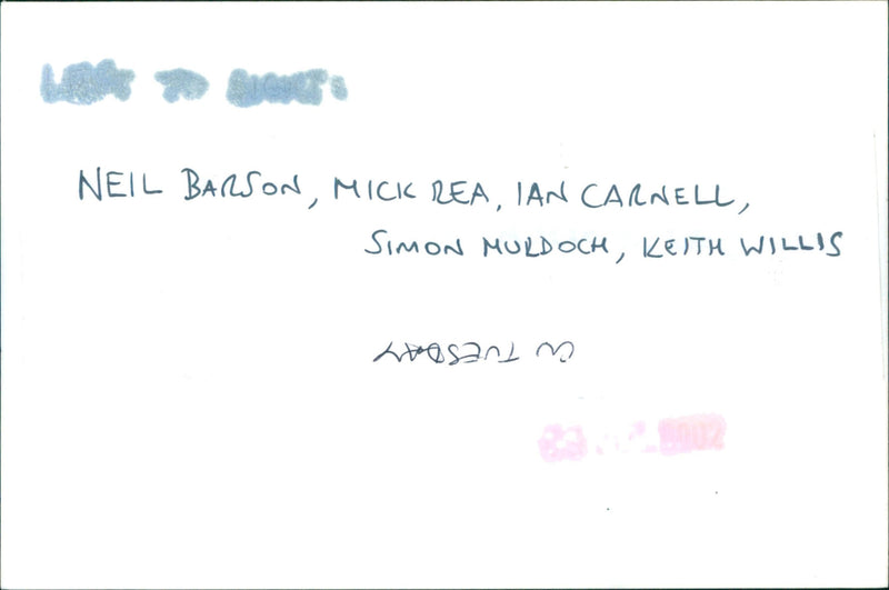 C U Tuesday Band - Vintage Photograph