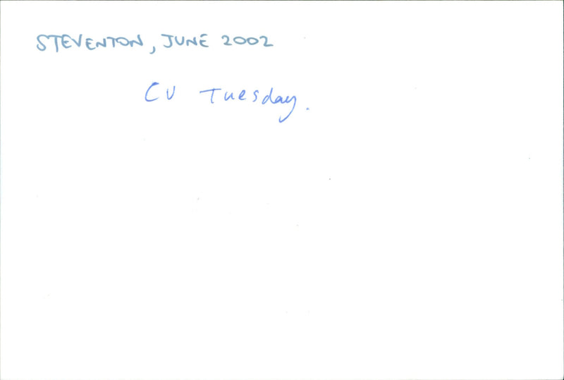 C U Tuesday - Vintage Photograph