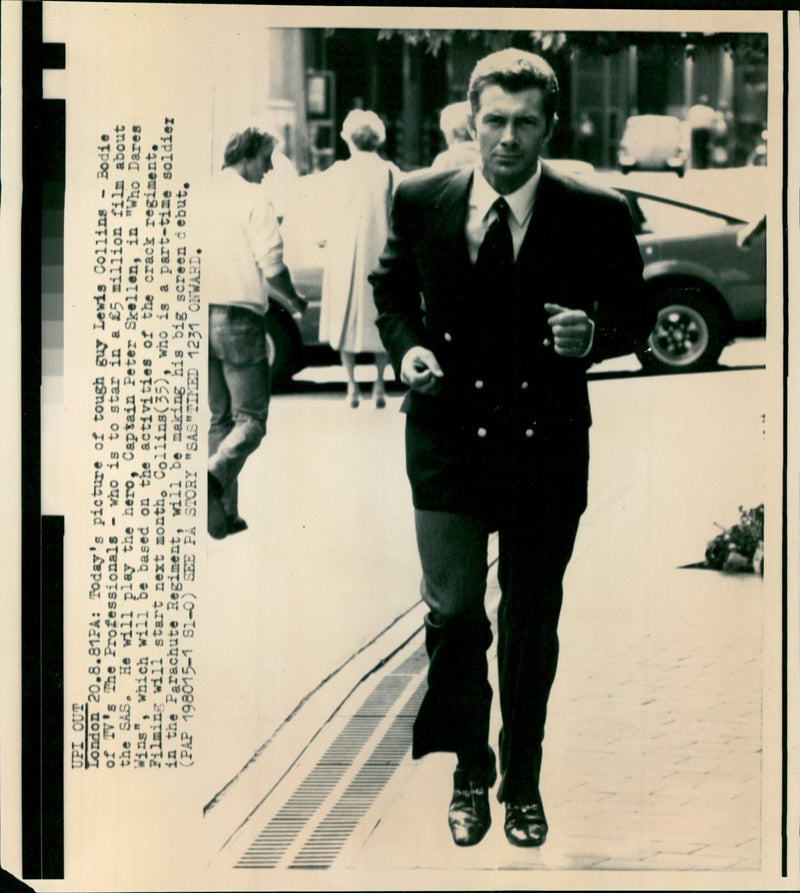 Lewis Collins - Vintage Photograph