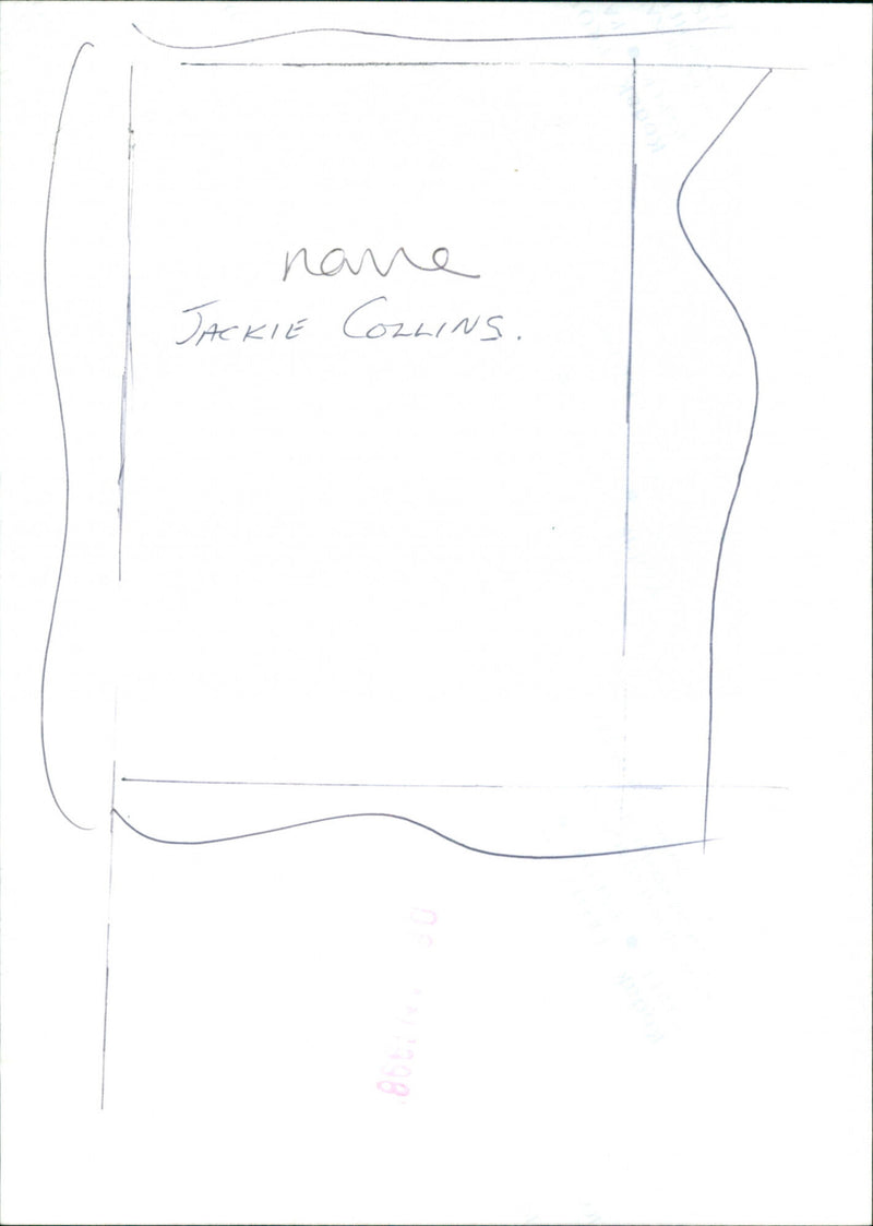 Jackie Collins - Vintage Photograph