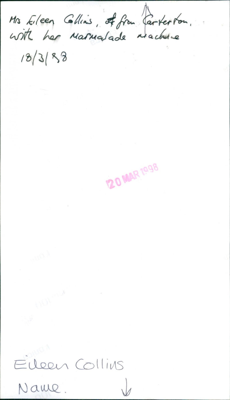 Eileen Collins - Vintage Photograph