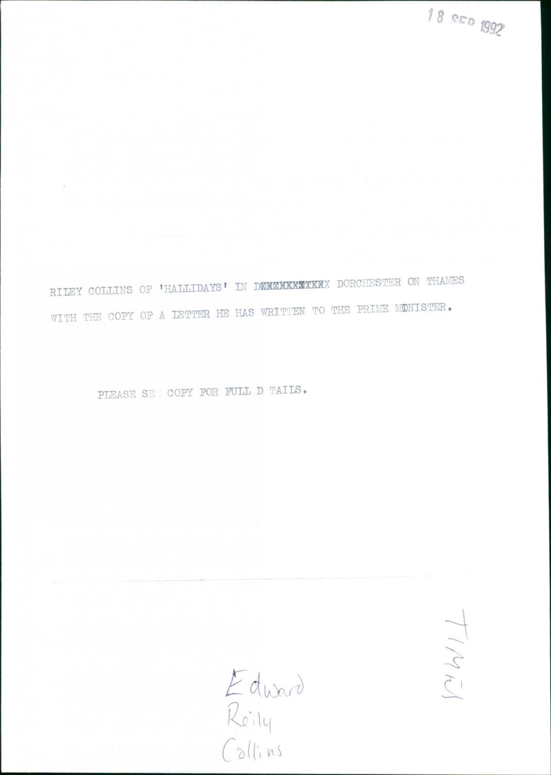 Edward Reily Collins - Vintage Photograph