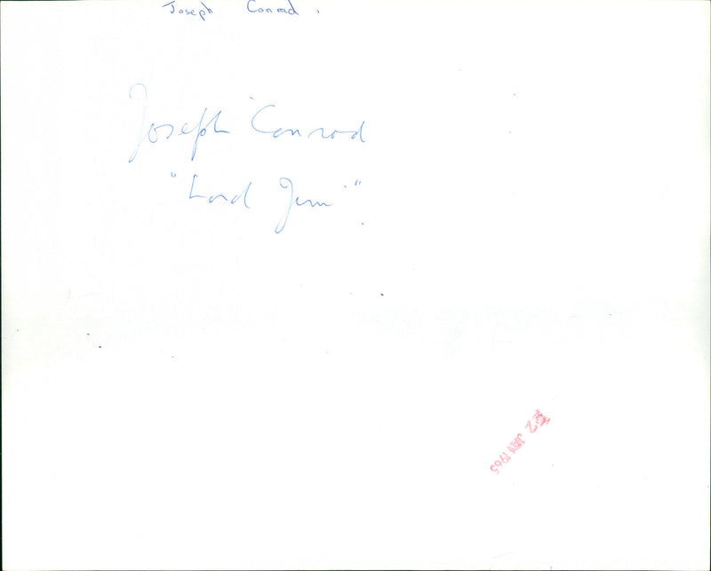 Joseph Conrad - Vintage Photograph
