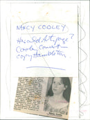 Nancy Cooley - Vintage Photograph