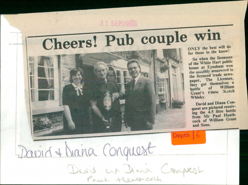 Dave & Diana Conquest - Vintage Photograph