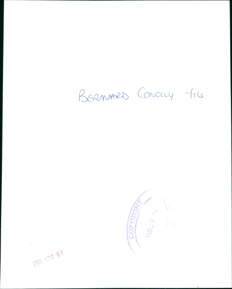 Bernard Connolly - Vintage Photograph
