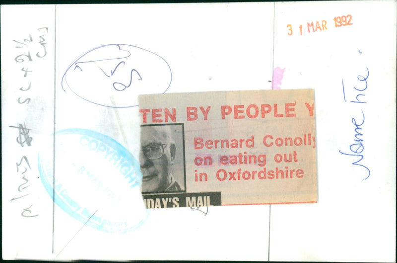 Bernard Conolly - Vintage Photograph