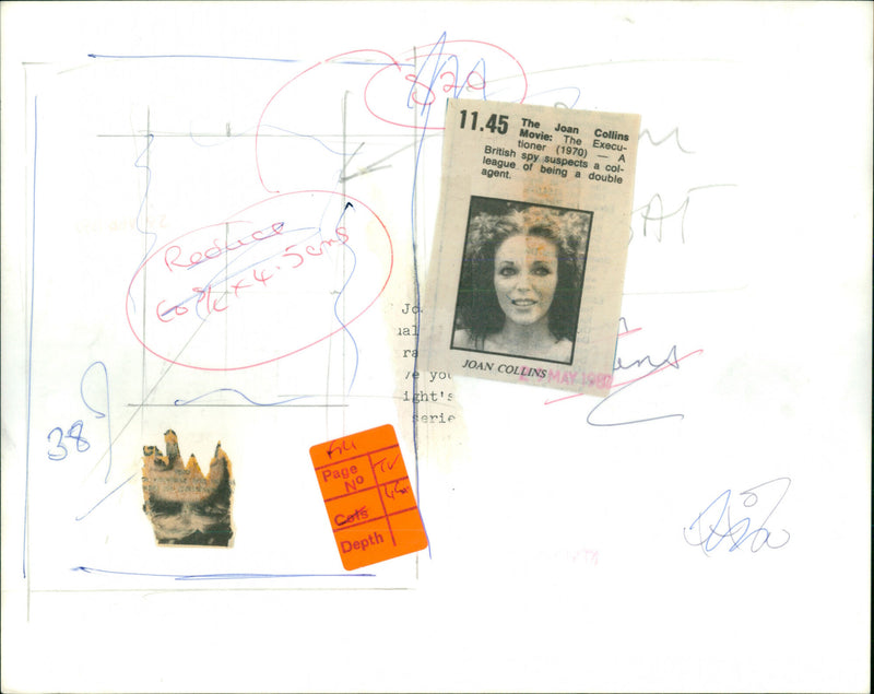 Joan Collins - Vintage Photograph