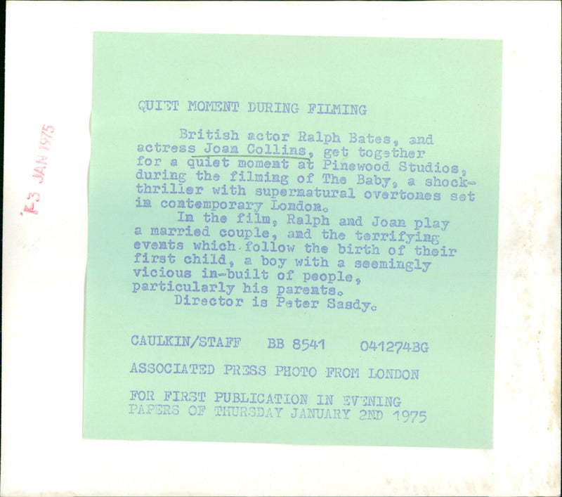 Joan Collins - Vintage Photograph