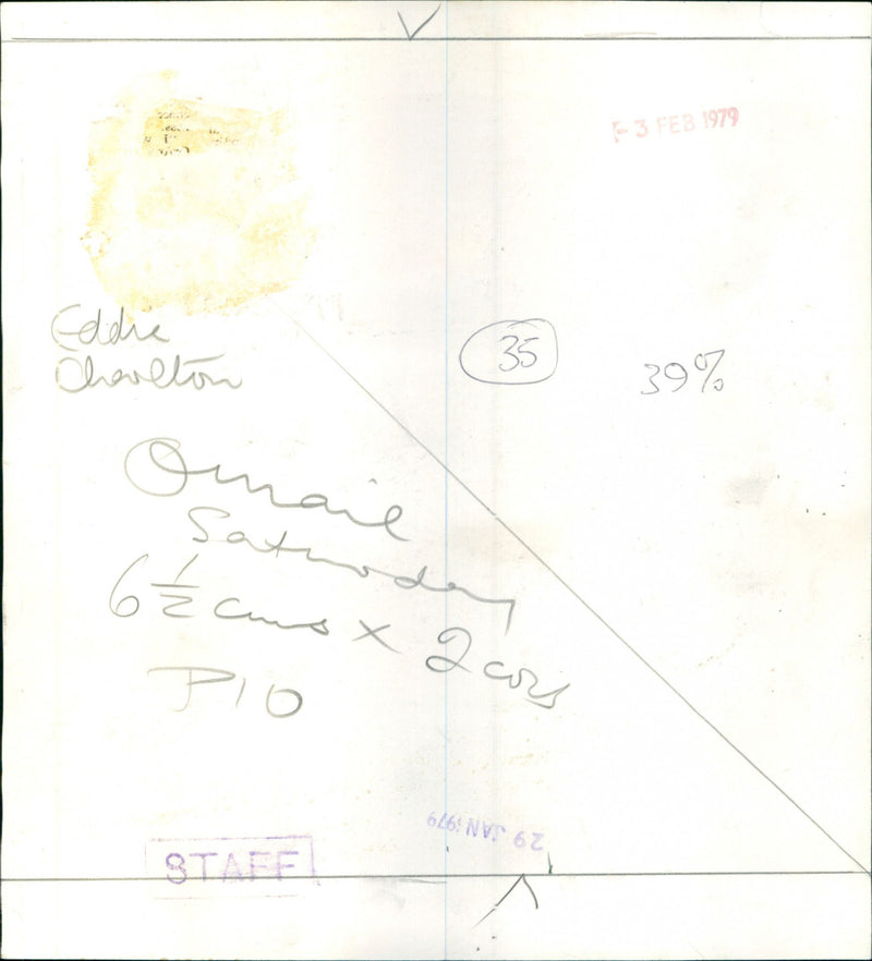 Eddie Charlton - Vintage Photograph