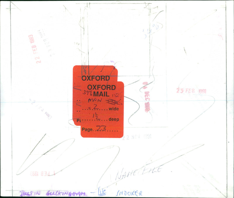 Justin Buckingham - Vintage Photograph