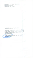 Chris Bowen - Vintage Photograph