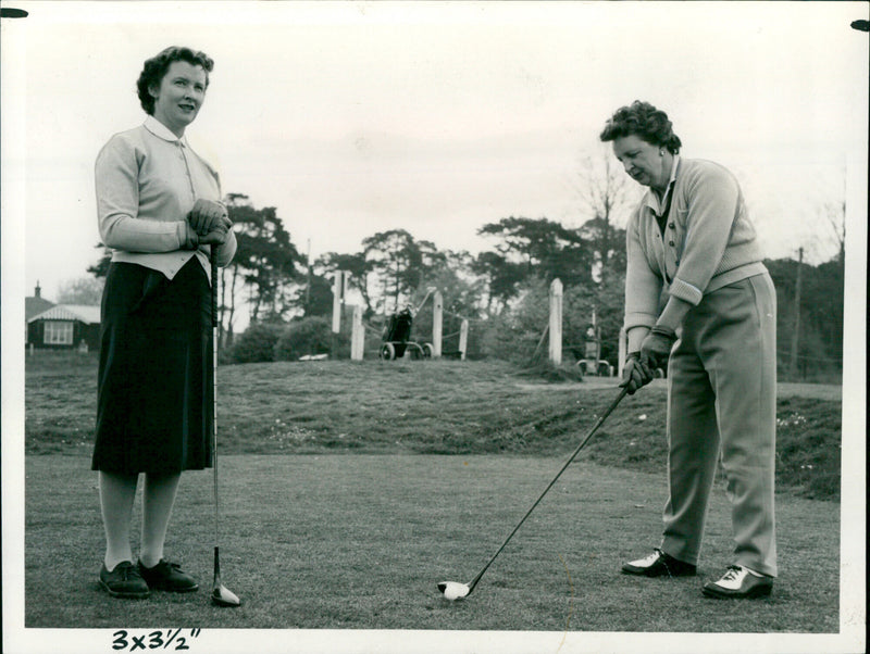 Mrs R.G Seaver, Mrs M. Whitelocke - Vintage Photograph