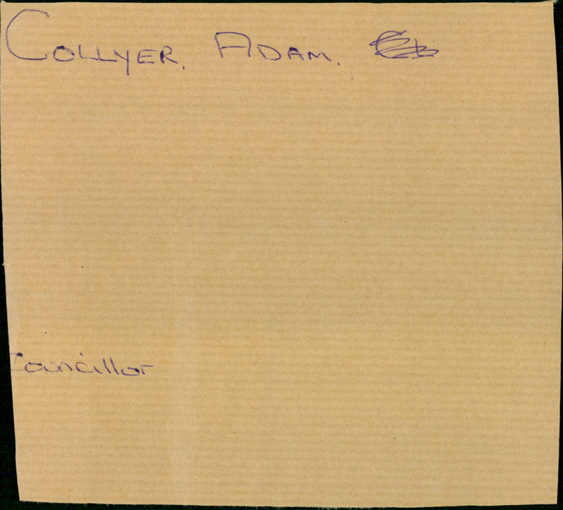 Collyer Adam - Vintage Photograph