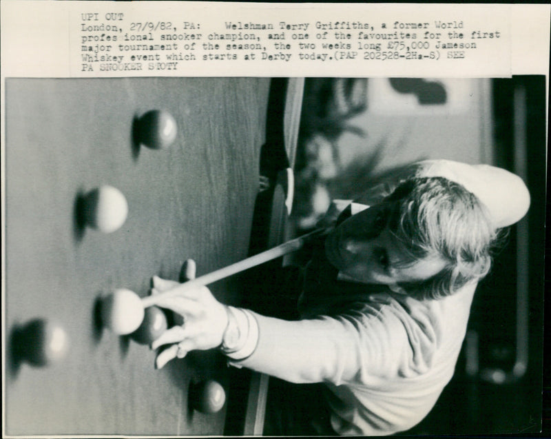 Welshman Terry Griffiths - Vintage Photograph