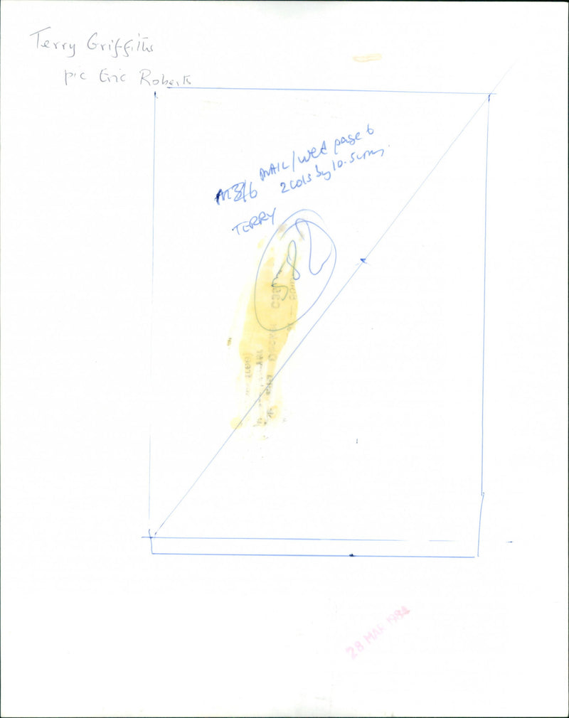 Terry Griffiths - Vintage Photograph