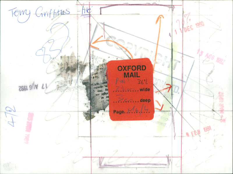 Terry Griffiths - Vintage Photograph