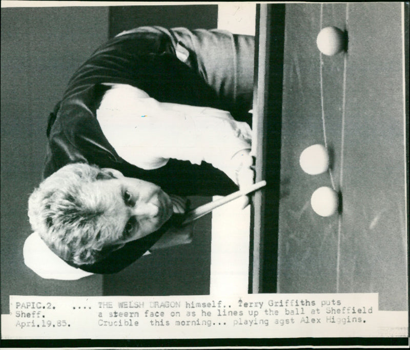 Terry Griffiths - Vintage Photograph