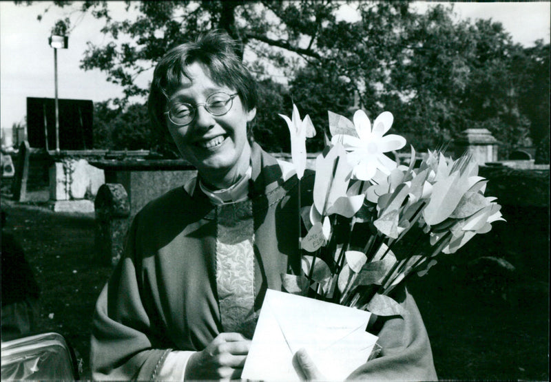 Rev Janet Collins - Vintage Photograph