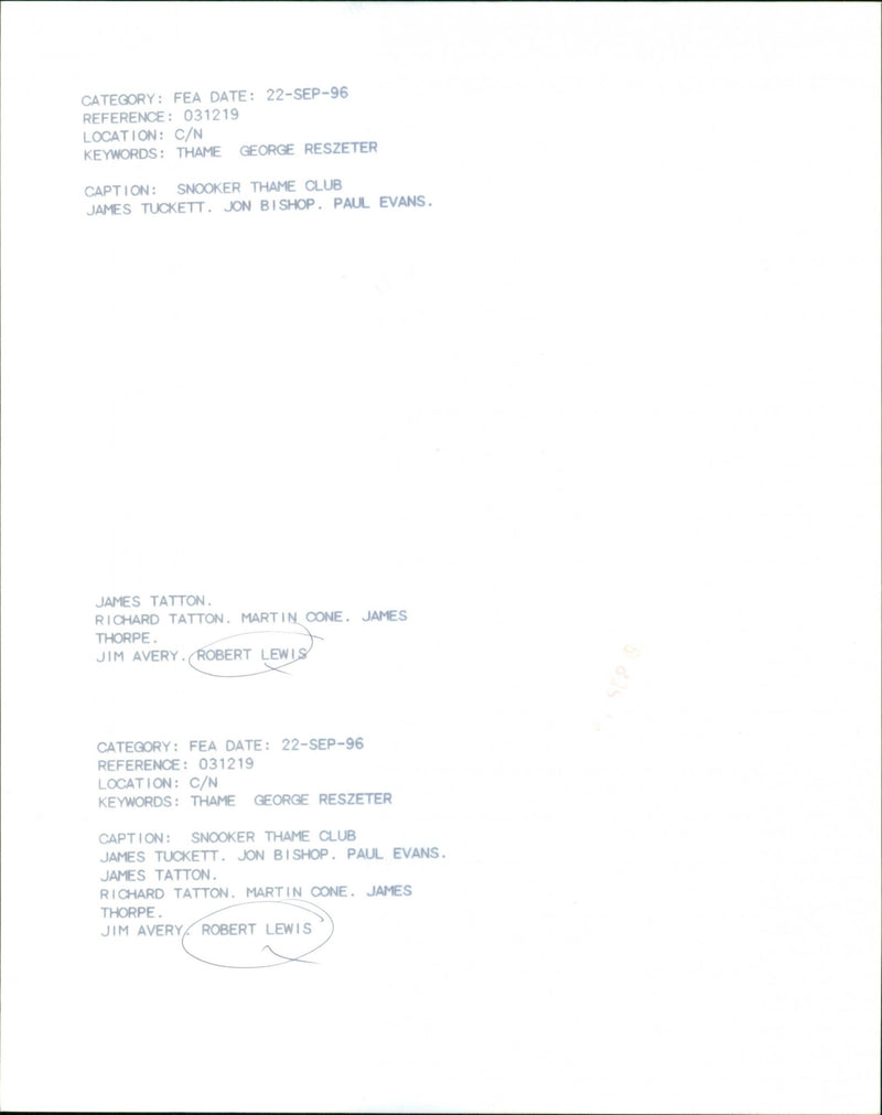 Robert Lewis - Vintage Photograph