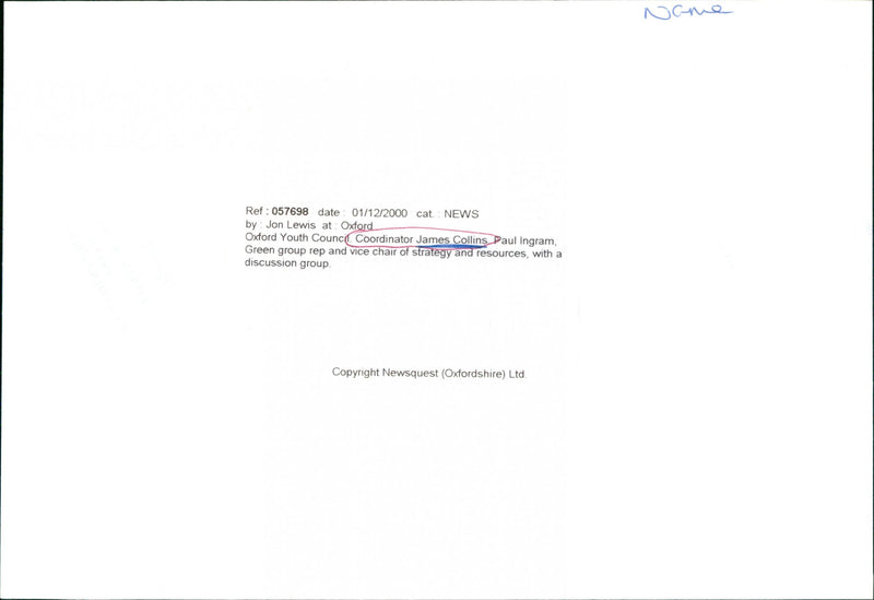 James Collins - Vintage Photograph