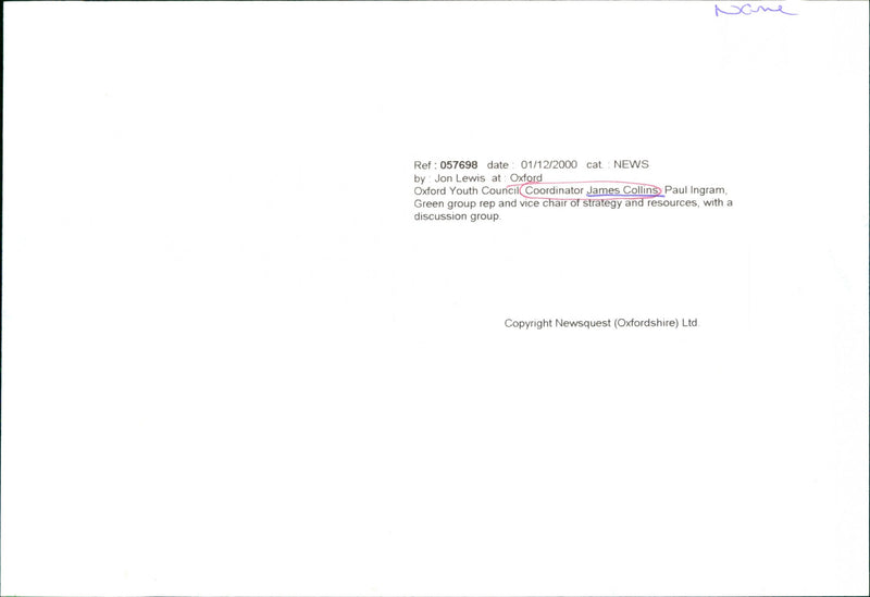 James Collins - Vintage Photograph