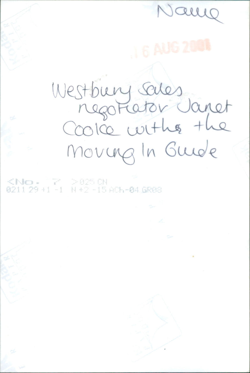 Janet Cooke - Vintage Photograph