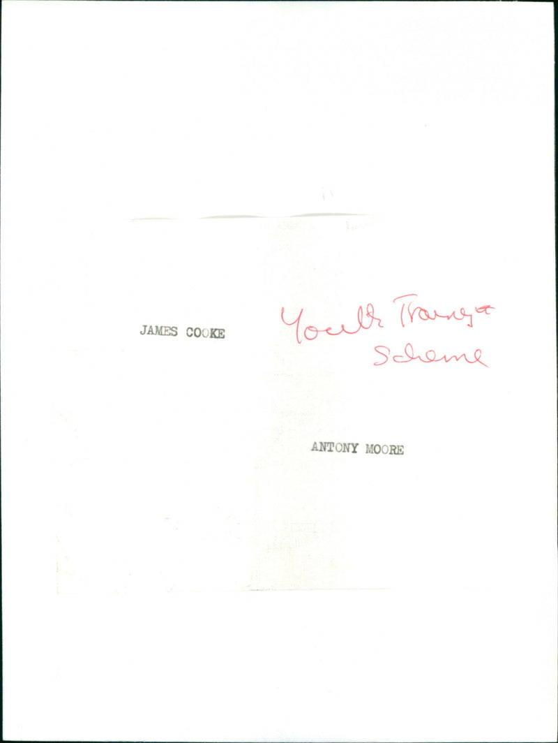 James Cooke - Vintage Photograph