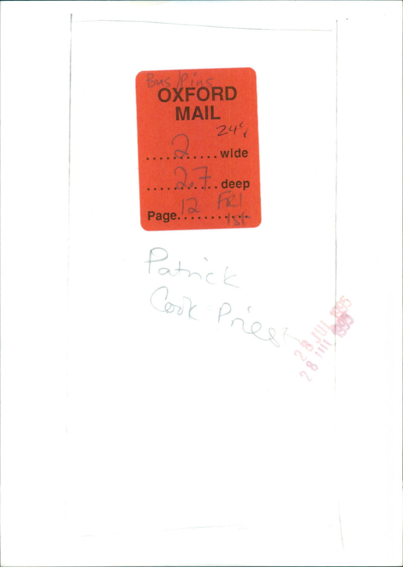 Patrick Cook - Vintage Photograph