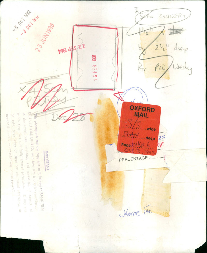 Sean Connery - Vintage Photograph