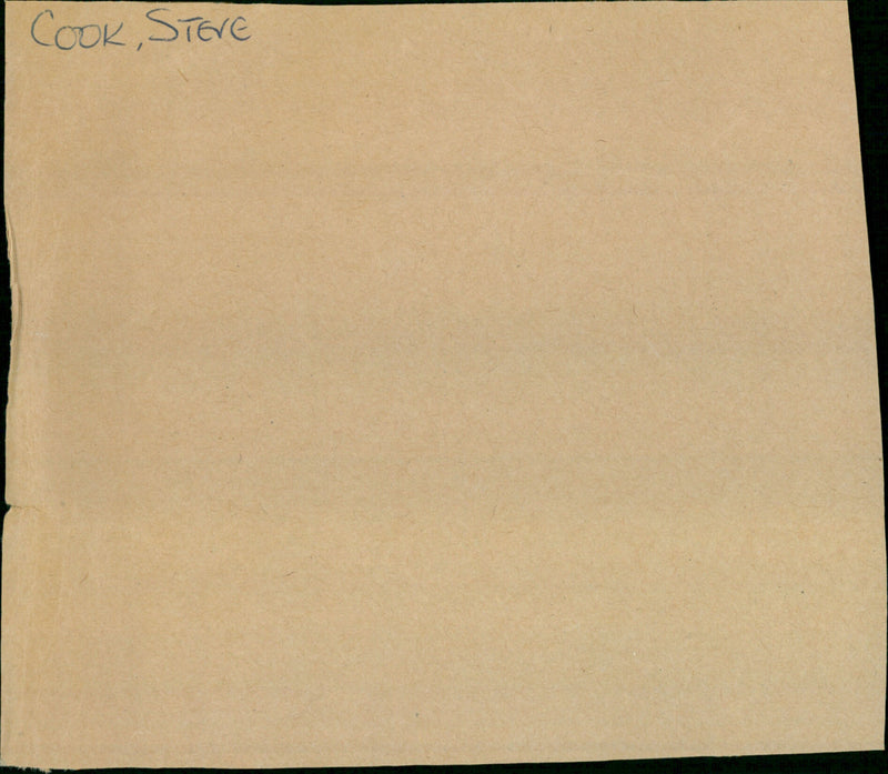 Cook Steve - Vintage Photograph