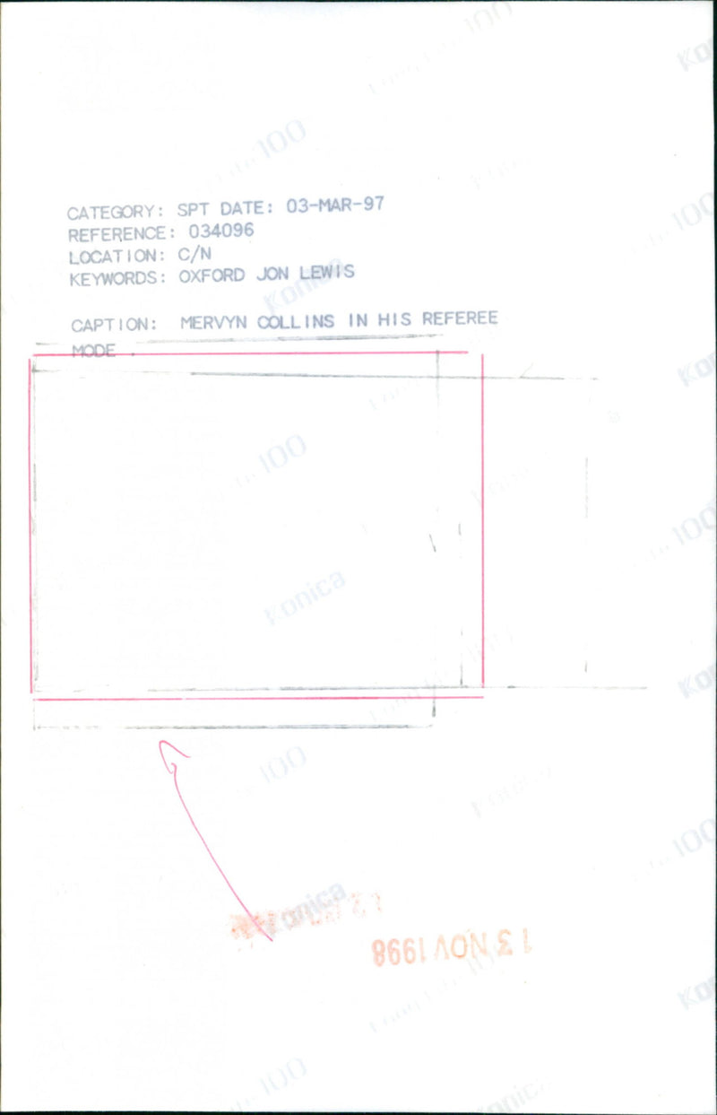 Mervyn Collins - Vintage Photograph