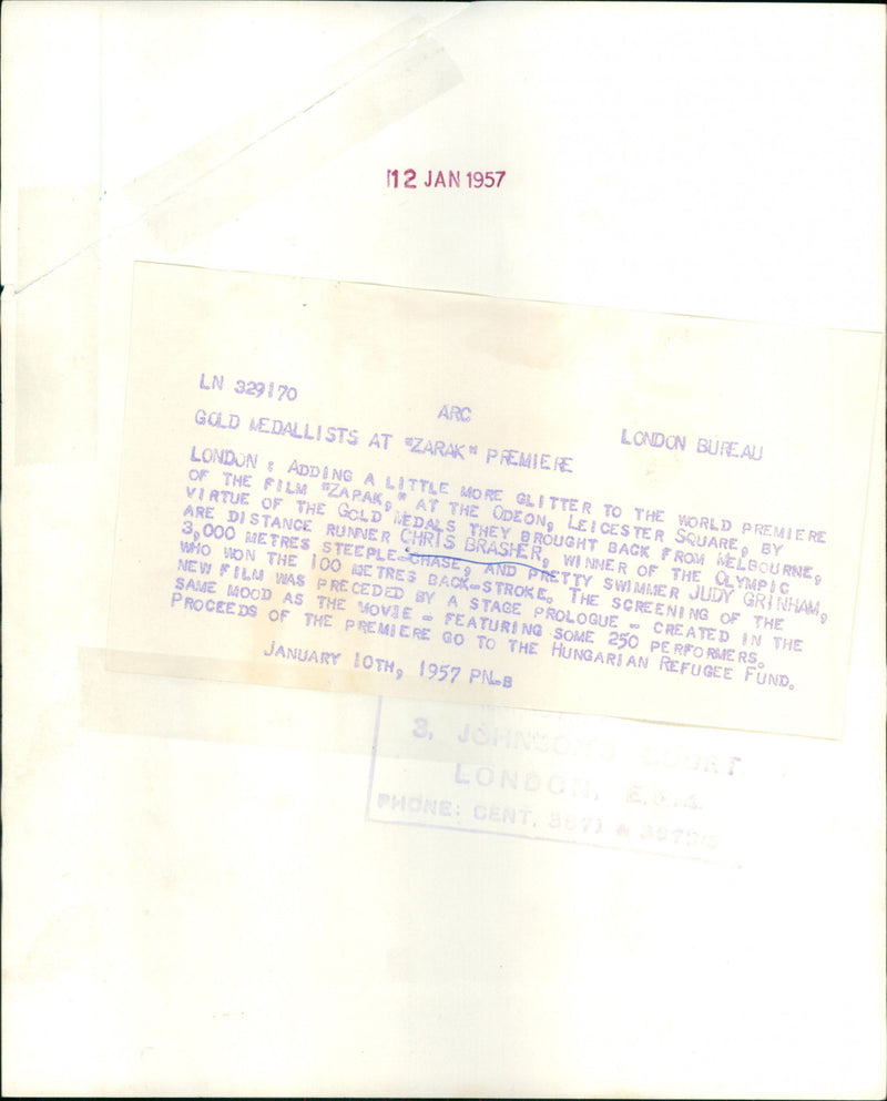 Christopher Brasher - Vintage Photograph