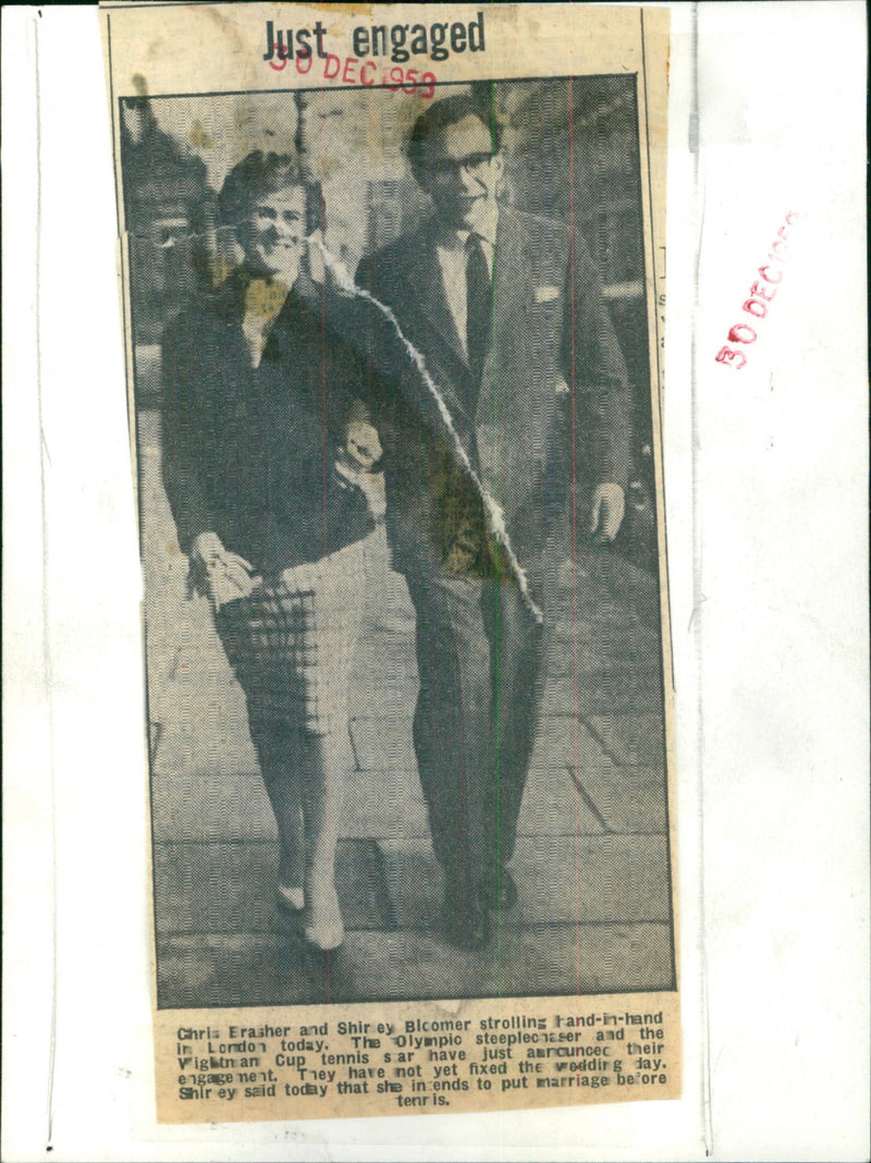 Christopher Brasher - Vintage Photograph