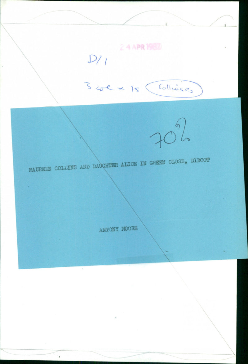 Maureen Collins - Vintage Photograph