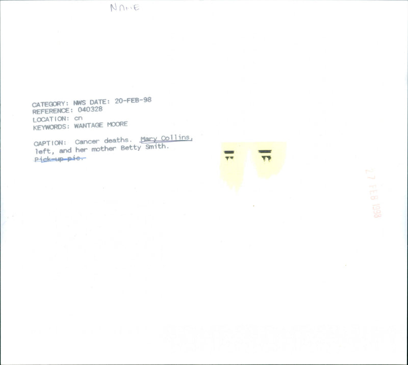 Mary Collins - Vintage Photograph