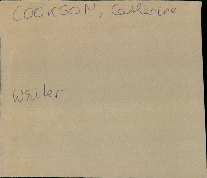 Catherine Cookson - Vintage Photograph
