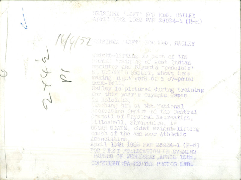 E. Mc Donald Bailey - Vintage Photograph